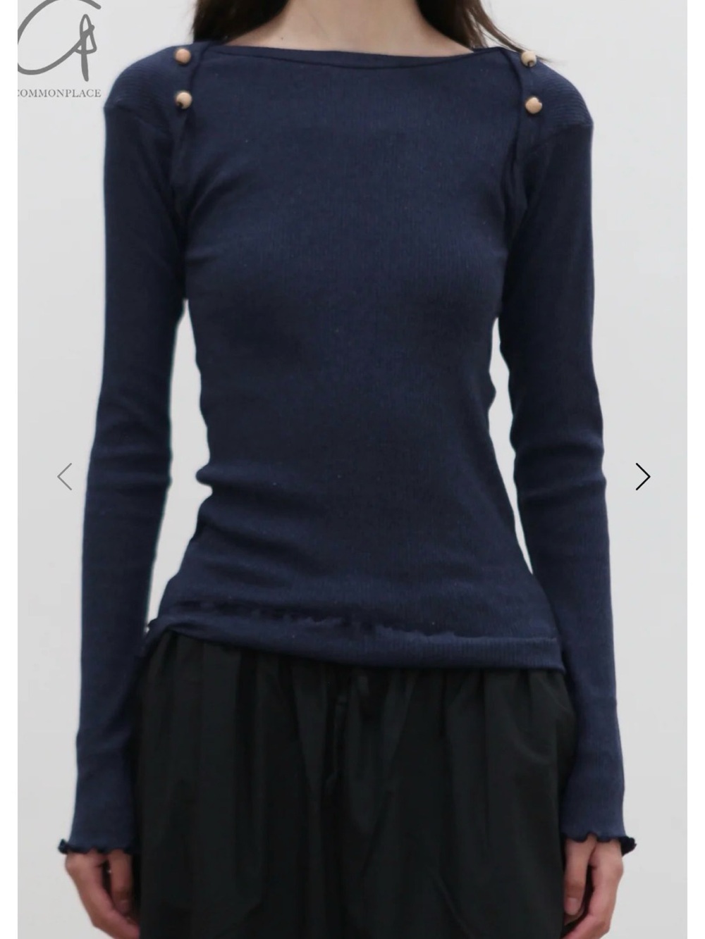 NWT Baserange Disc Long Sleeve Tee Ampera Blue M
